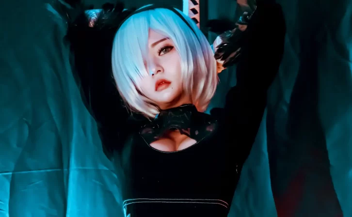 【cosplay】Potato Godzilla – 2B  [22P- 242MB]