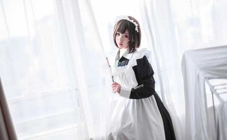 【cosplay】是青水 – 女仆 [35P-476MB]