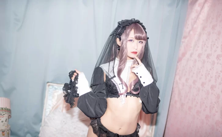 【cosplay】月城委员会 – 黑暗修女[250P]