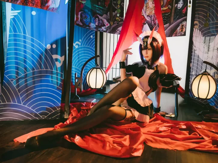 【cosplay】Vams子 – 酒吞童子女仆[42P-10MB]