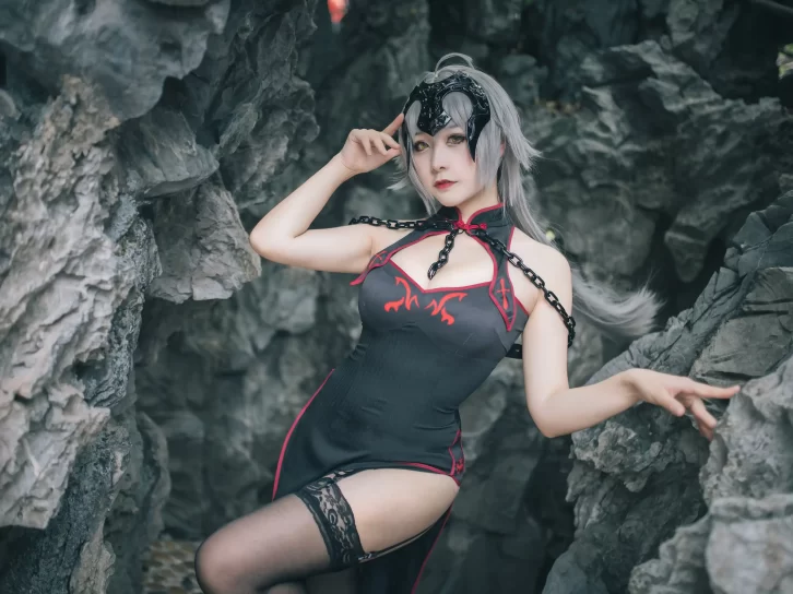 【cosplay】三刀刀miido – ⑥号本 黑贞德[77P-990MB]