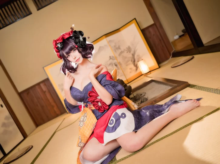 【cosplay】菌烨tako – 葛飾北斎 [18P-111M]