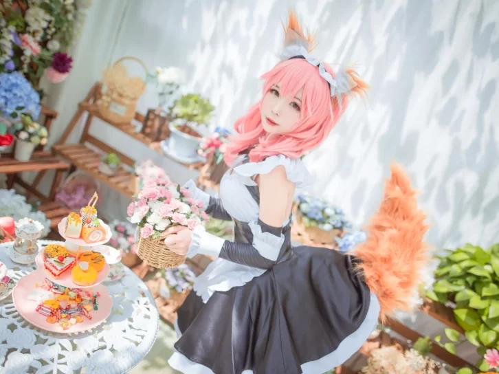 【cosplay】北之北 – FGO-玉藻前女仆[9P-102MB]