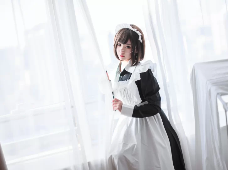 【cosplay】是青水 – 女仆 [35P-476MB]