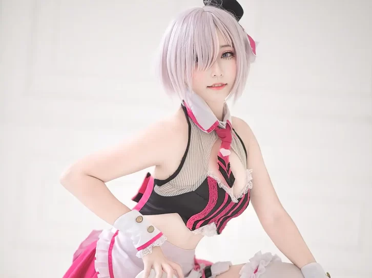 【cosplay】菌烨tako – 玛修情人节女仆[9P-7MB]