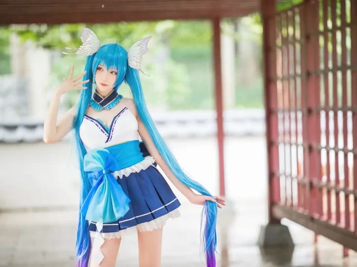 【cosplay】青青子Js – 初音未来 [9P-15M]