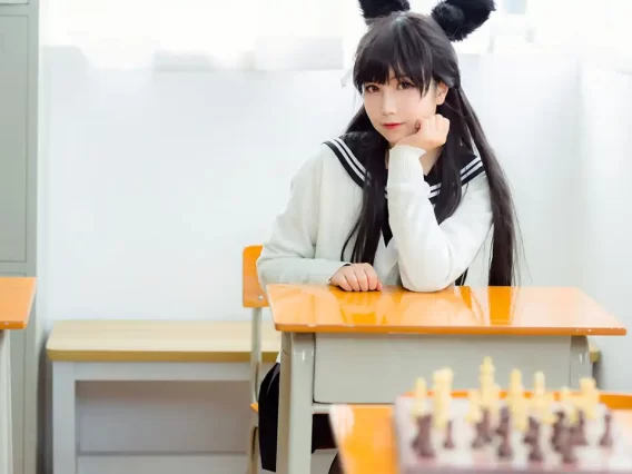 【cosplay】逐月SU – 爱宕 犬 校园浪漫曲[22P-3.03MB]