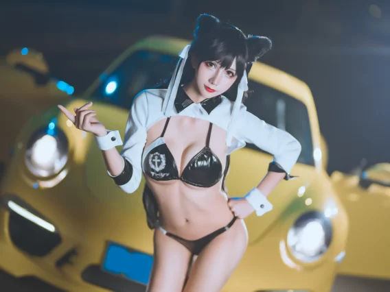 【cosplay】雅祈 – 碧蓝航线 赛车爱宕 [23P-354MB]