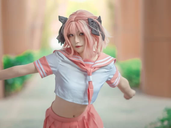 【cosplay】SA_海藻酸钠 – 阿福jk [9P-64MB]