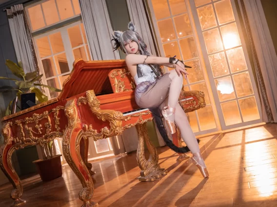 【cosplay】虎森森 – 黑芭蕾 [15P-226MB]