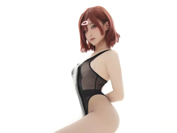 【cosplay】幼愛youmeko – 樋口円香竞泳无衬衫灰丝 [36P-87MB]