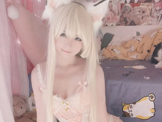 【cosplay】习呆呆 – 2021 fantia11月網タイツ猫 [31P+1V]