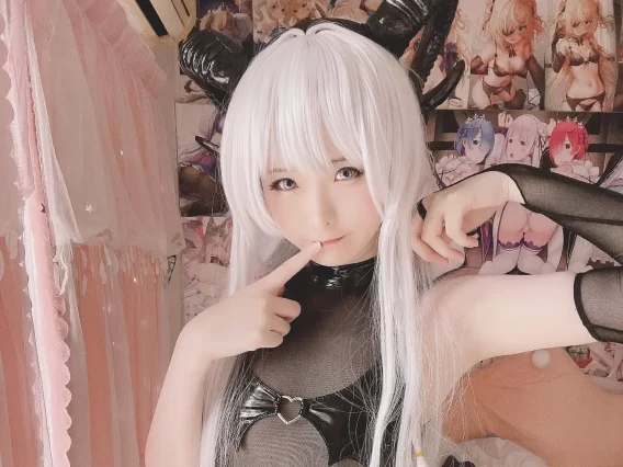 【cosplay】习呆呆 – 2021 Fantia 五月 魅魔 Succubus [44P2V-107MB]