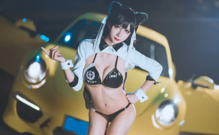 【cosplay】雅祈 – 碧蓝航线 赛车爱宕 [23P-354MB]