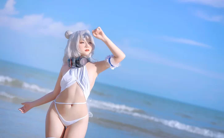 【cosplay】Sayo Momo – Azur Lane Le Malin bikini [22P-209MB]