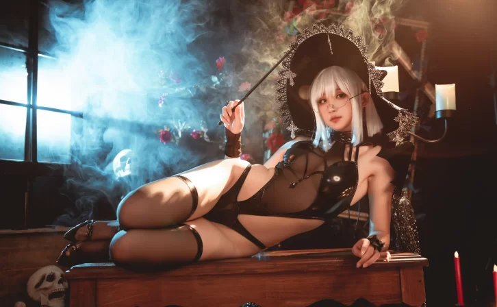 【cosplay】瓦斯塔亚小龙虾 – 乌烟 魔女 [41P-735MB]