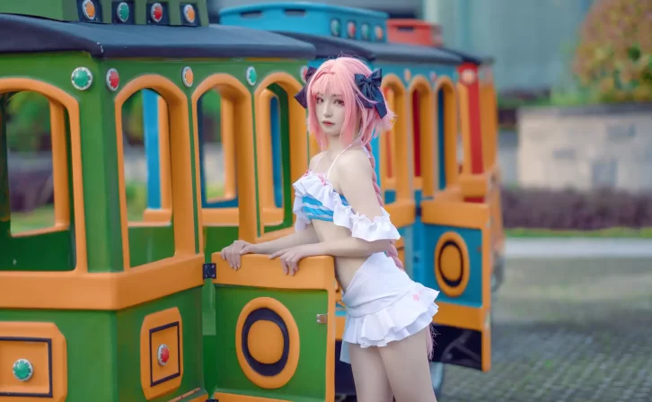 【cosplay】SA_海藻酸钠 – 阿福泳装 [9P-26MB]