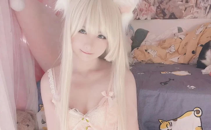 【cosplay】习呆呆 – 2021 fantia11月網タイツ猫 [31P+1V]