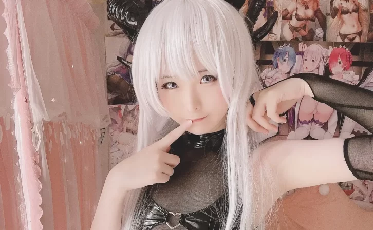 【cosplay】习呆呆 – 2021 Fantia 五月 魅魔 Succubus [44P2V-107MB]