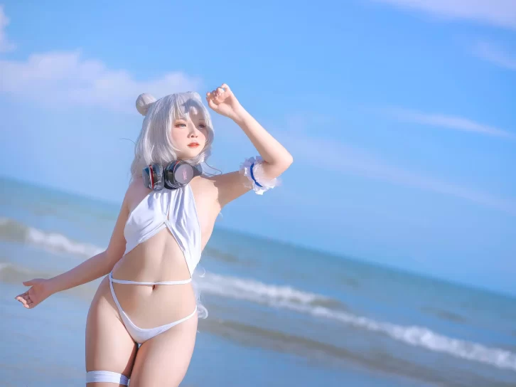 【cosplay】Sayo Momo – Azur Lane Le Malin bikini [22P-209MB]