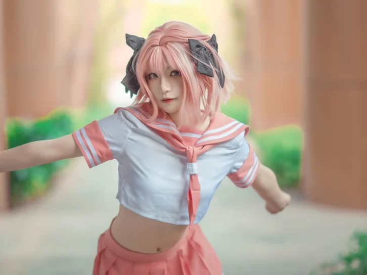 【cosplay】SA_海藻酸钠 – 阿福jk [9P-64MB]