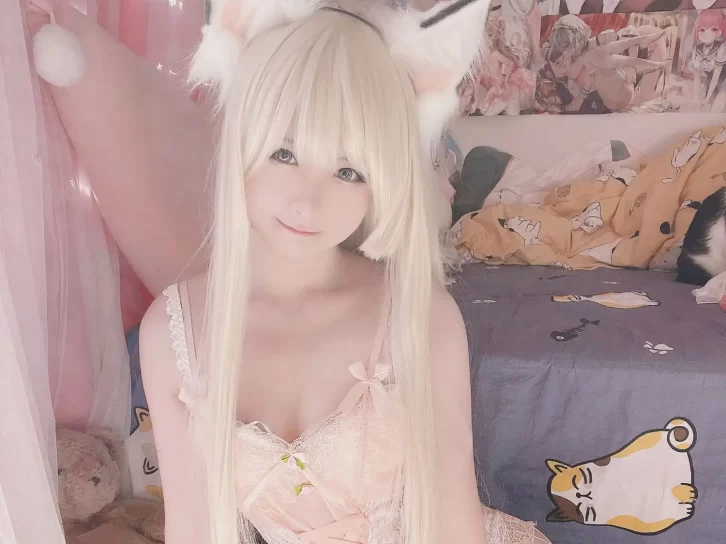 【cosplay】习呆呆 – 2021 fantia11月網タイツ猫 [31P+1V]