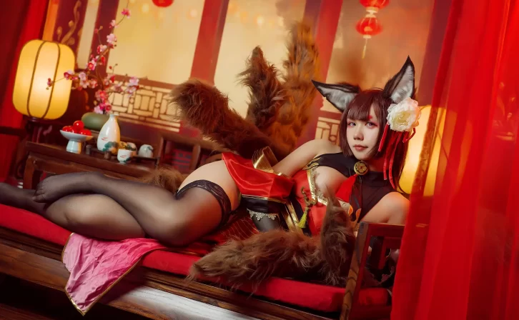 【cosplay】麻花麻花酱 – 天城旗袍[20P-278MB]