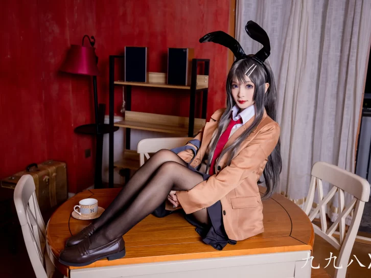 【cosplay】九九八吖 – 麻衣学姐[46P-540MB]