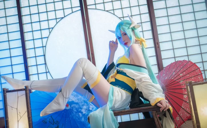 【cosplay】羊大真人 – 清姬泳装[18P-179MB]