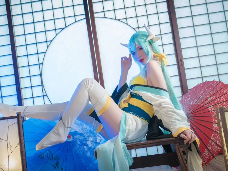 【cosplay】羊大真人 – 清姬泳装[18P-179MB]