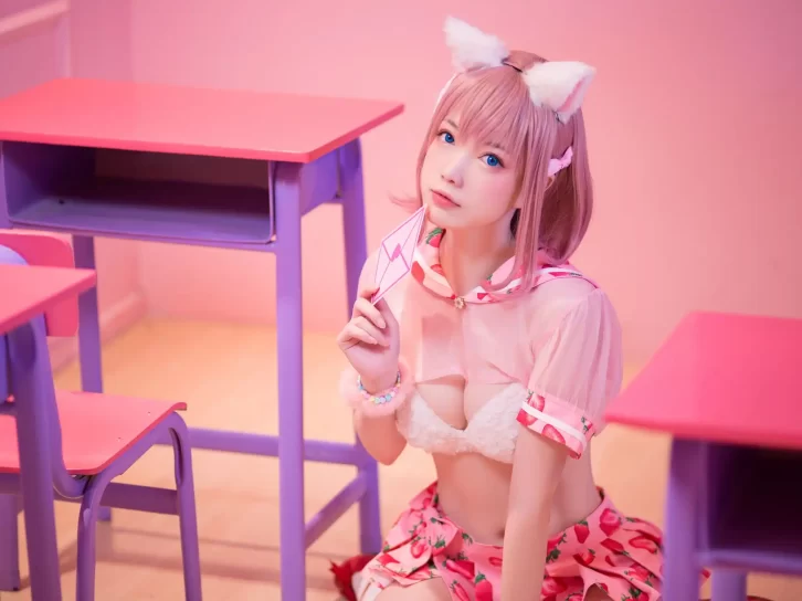 【cosplay】妖少you1 – 草莓蛋糕猫[11P-28MB]