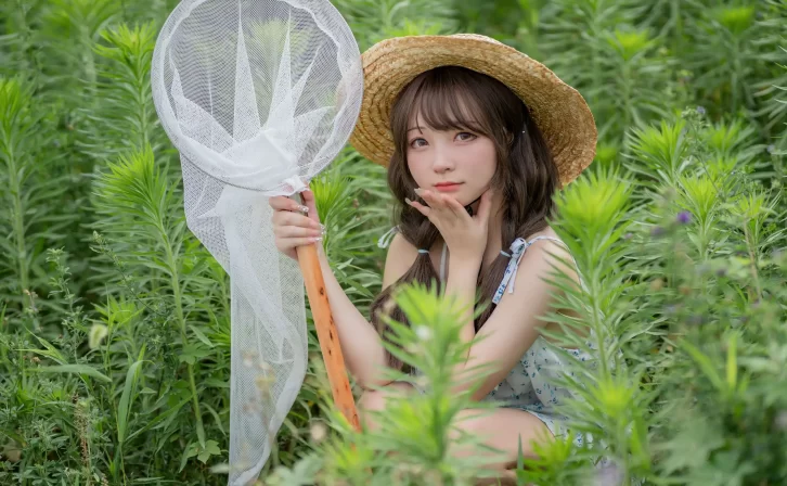 【美女写真】花铃 – 田野 [39P-425M]