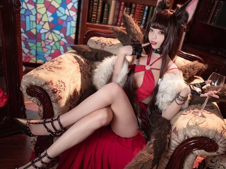 【cosplay】狐玖玖 – 碧蓝航线 赤城 [17P-1.11GB]