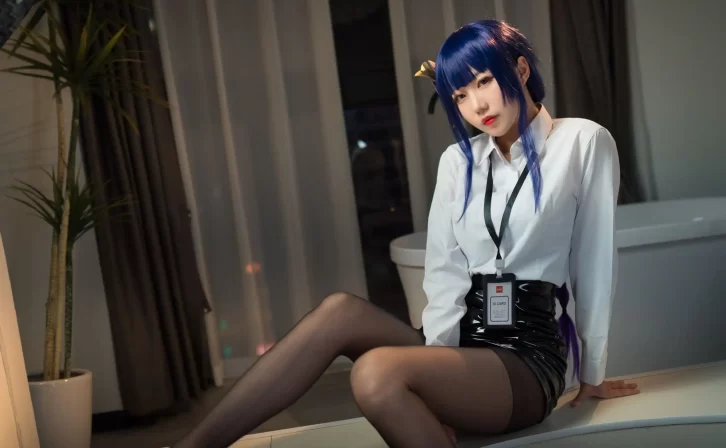 【cosplay】无影喵喵Ghost – 雷电将军OL [35P-457MB]