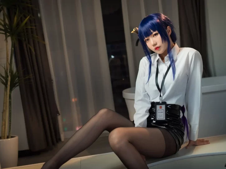 【cosplay】无影喵喵Ghost – 雷电将军OL [35P-457MB]