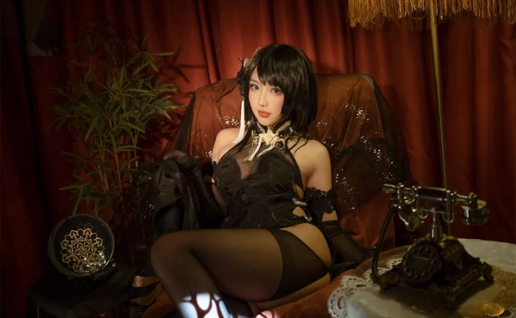 【cosplay】刺青Poi – 碧蓝航线镇海 [36P3V-387MB]