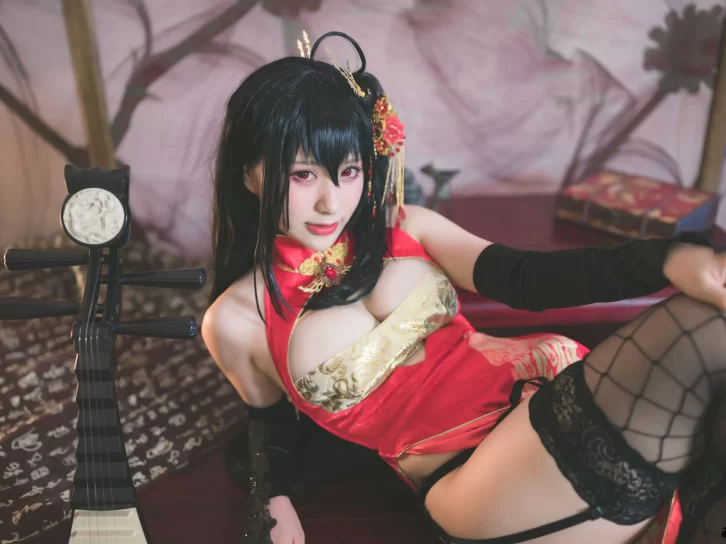 【cosplay】柘烟_Zuken – 大凤旗袍 [24P336MB]