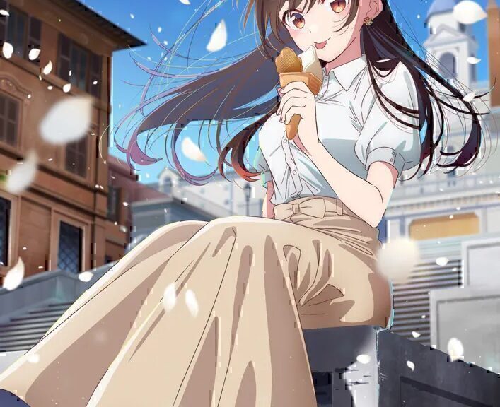 TV动画《租借女友》水原千鹤约会场景视觉图公开