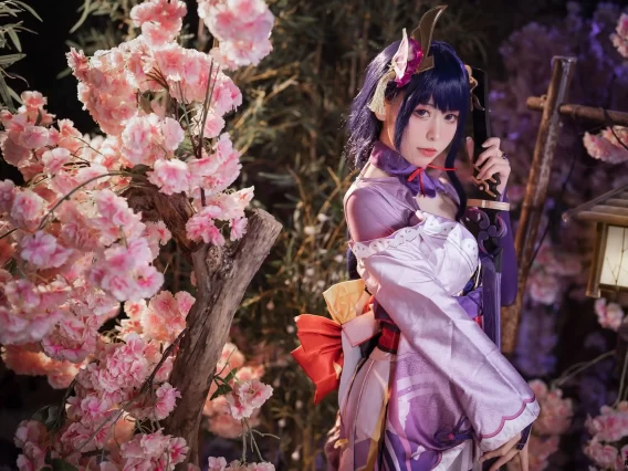 【cosplay】樱岛嗷 – 雷电将军 [25P-400MB]