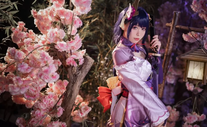 【cosplay】樱岛嗷 – 雷电将军 [25P-400MB]