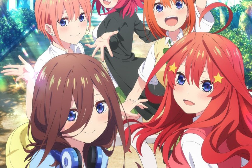 新作动画《五等分的新娘∽》将于7月开播