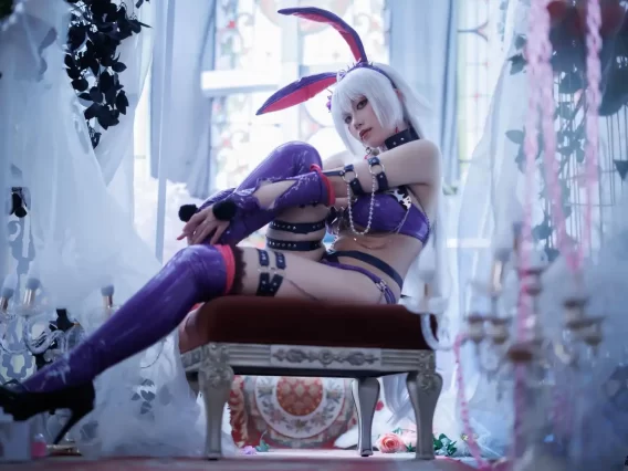 【cosplay】Cien恩恩 – 黑贞兔女郎泳装 [30P-136MB]