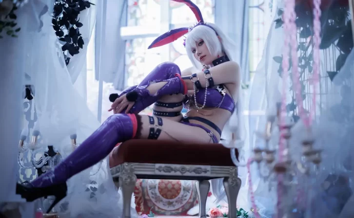 【cosplay】Cien恩恩 – 黑贞兔女郎泳装 [30P-136MB]