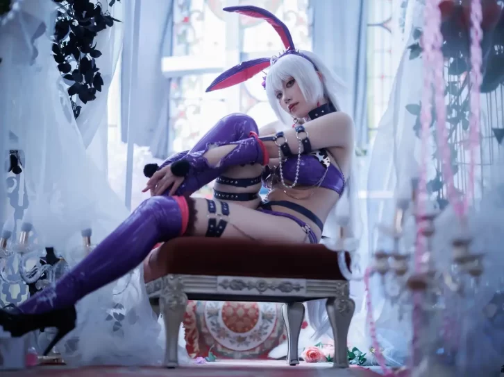 【cosplay】Cien恩恩 – 黑贞兔女郎泳装 [30P-136MB]