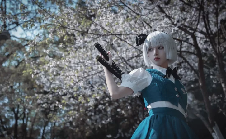 【cosplay】腥味猫罐 – 半·妖·庭·师 [15P-80MB]