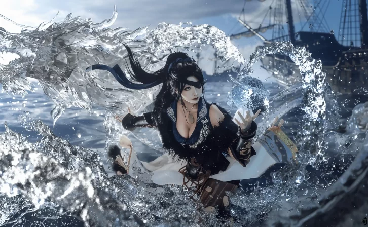 【cosplay】流一_喵喵喵喵喵喵 – 雾海龙王 崔三娘 [14P-81MB]