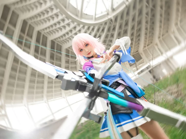 【cosplay】尤幽 – 三月七 [18P-282MB]