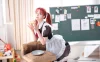 【cosplay】叉子宝宝 – 双马尾透明女仆[43P-72MB]