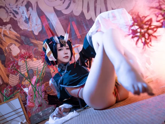 【cosplay】Quan冉有点饿 – 酒吞同人僵尸 [47P-555MB]