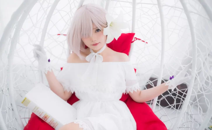 【cosplay】Miu只 – Mashu White Dress [27P-174MB]